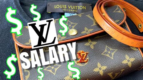 how much do you get paid working at louis vuitton|Louis Vuitton hourly pay.